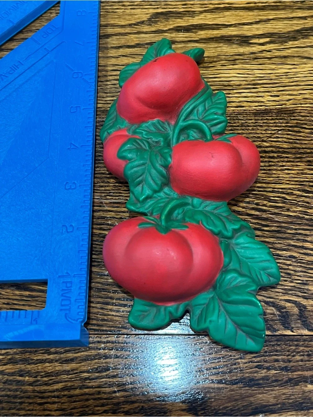 🌽🌶️🍎 Vintage Chalkware Fruit & Vegetable Wall Decor – Set of 3 Kitschy Whimsical